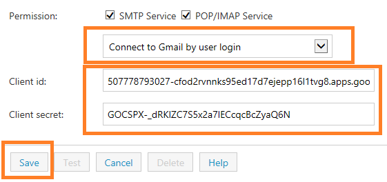 gmail oauth by user login