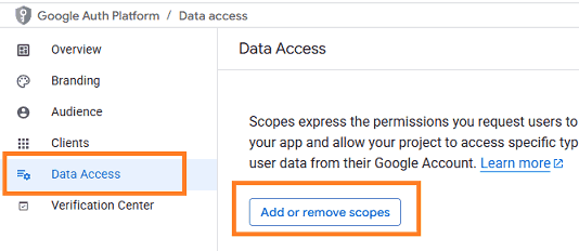 edit Gmail scope